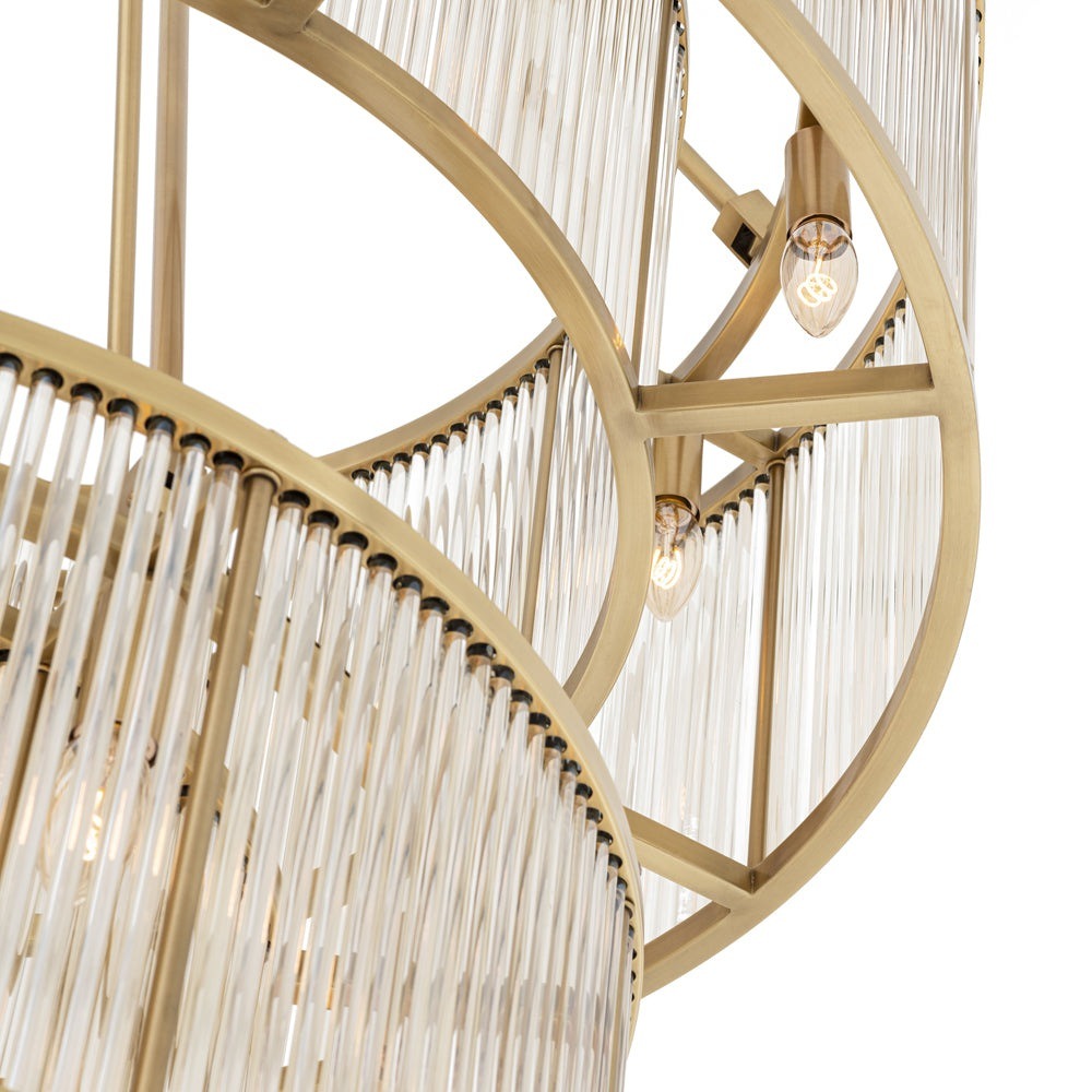 Bernardi Chandelier - Antique Brass