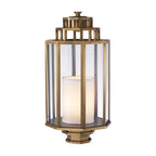 Monticello Lantern 24 cm - Antique Brass