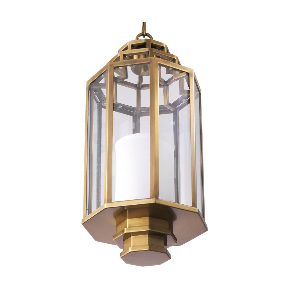 Monticello Lantern 24 cm - Antique Brass