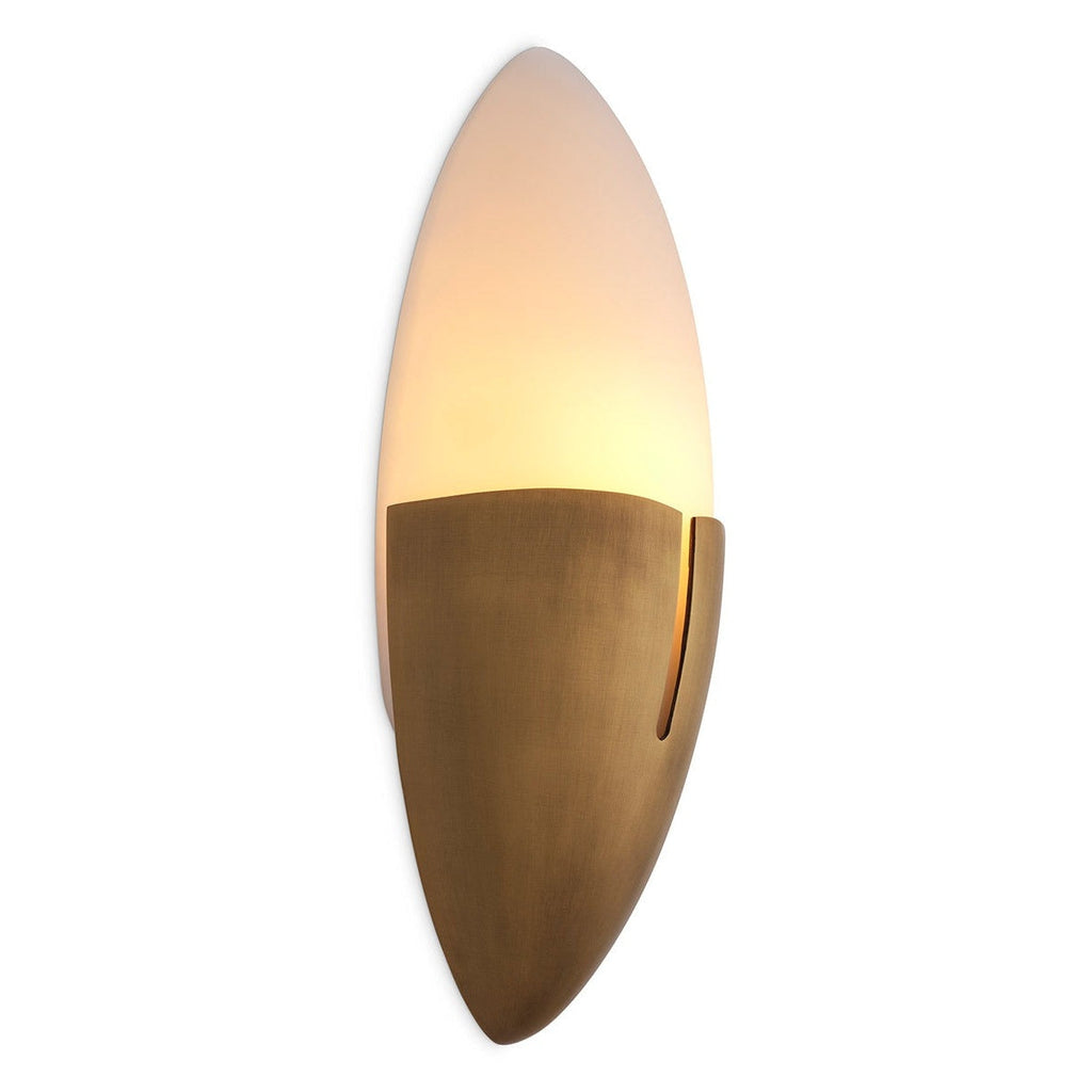 Bernina Wall Lamp - Antique Brass Finish