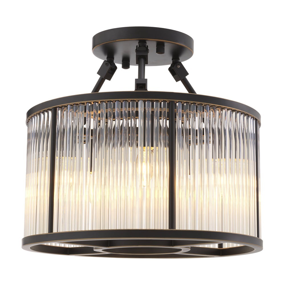 Bernardi Small Chandelier Ceiling Light - Bronze Highlight