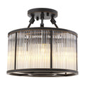 Bernardi Small Chandelier Ceiling Light - Bronze Highlight