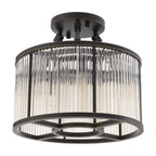 Bernardi Small Chandelier Ceiling Light - Bronze Highlight