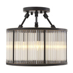 Bernardi Small Chandelier Ceiling Light - Bronze Highlight