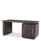 Modesto Desk - Mocha Oak Veneer