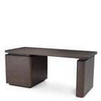 Modesto Desk - Mocha Oak Veneer