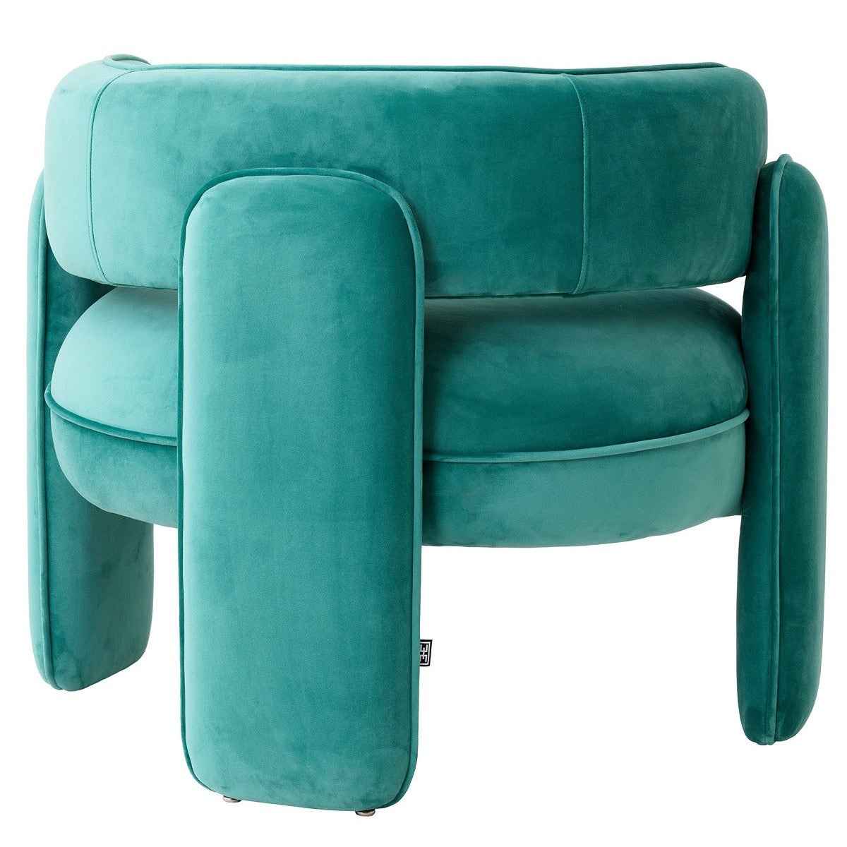 Chaplin Chair - Savona Turquoise Velvet