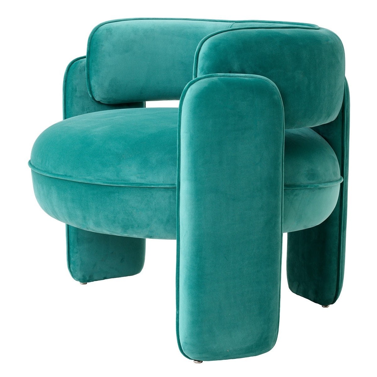 Chaplin Chair - Savona Turquoise Velvet