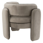 Chaplin Chair - Savona Greige Velvet