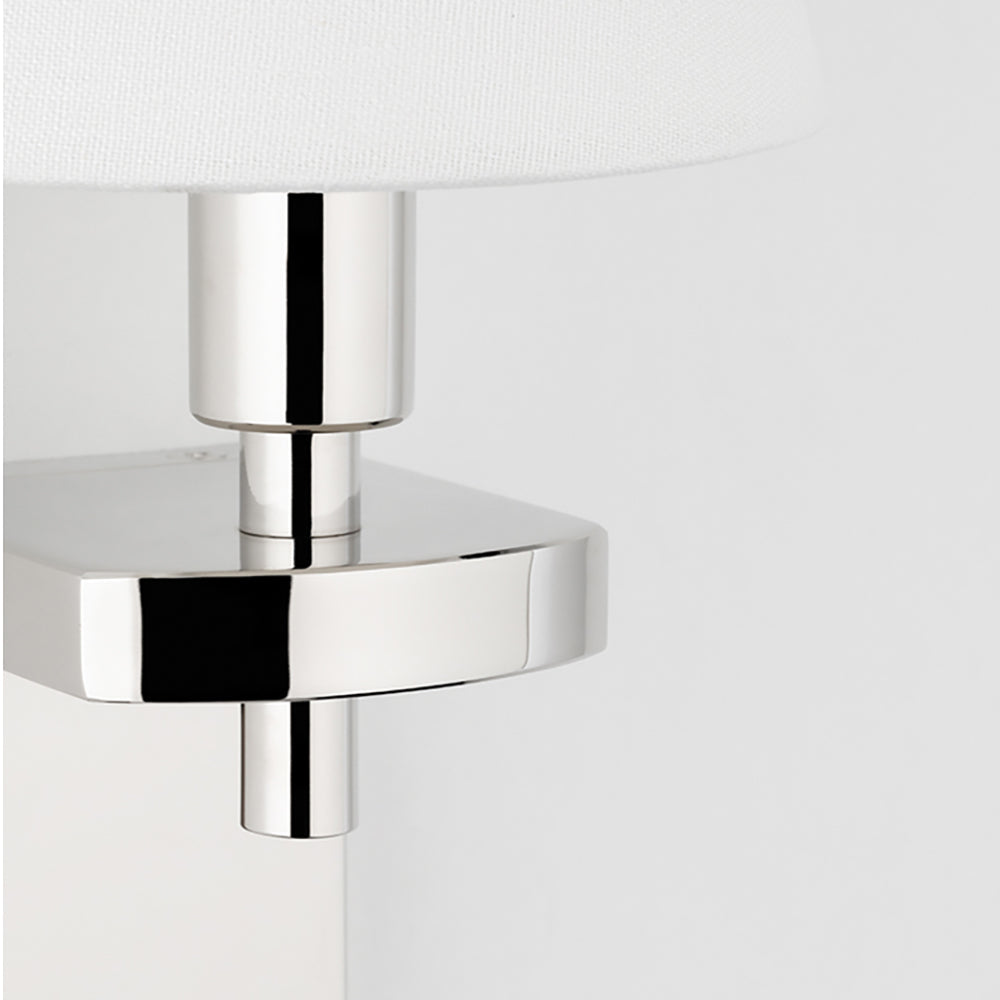 Dooley Wall Sconce - Polished Nickel