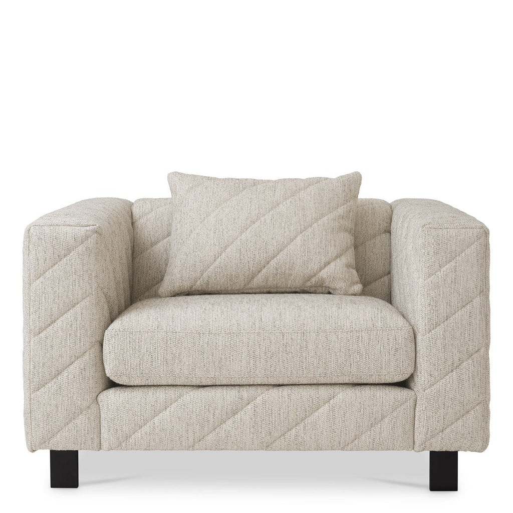 Avellino Armchair - Splendor Light Grey