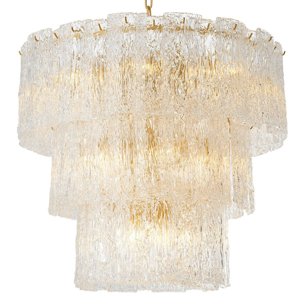 Almeria Chandelier - Antique Brass