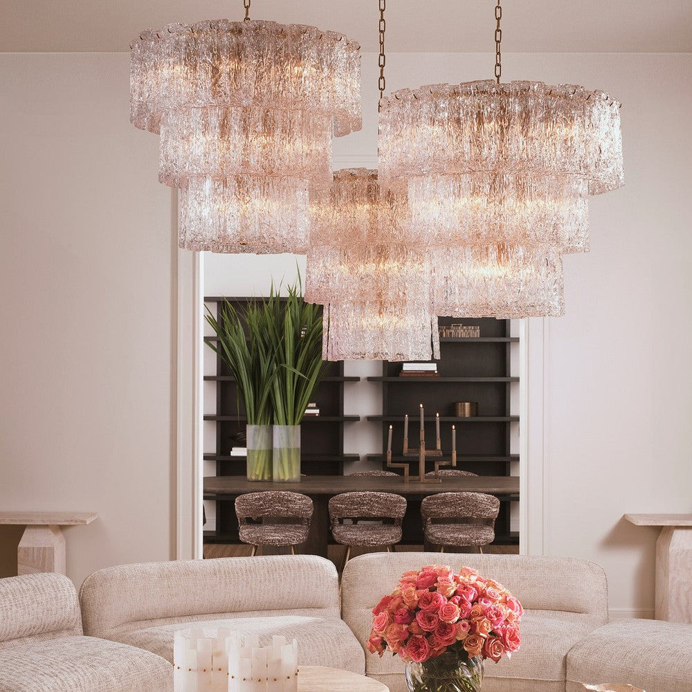Almeria Chandelier - Antique Brass