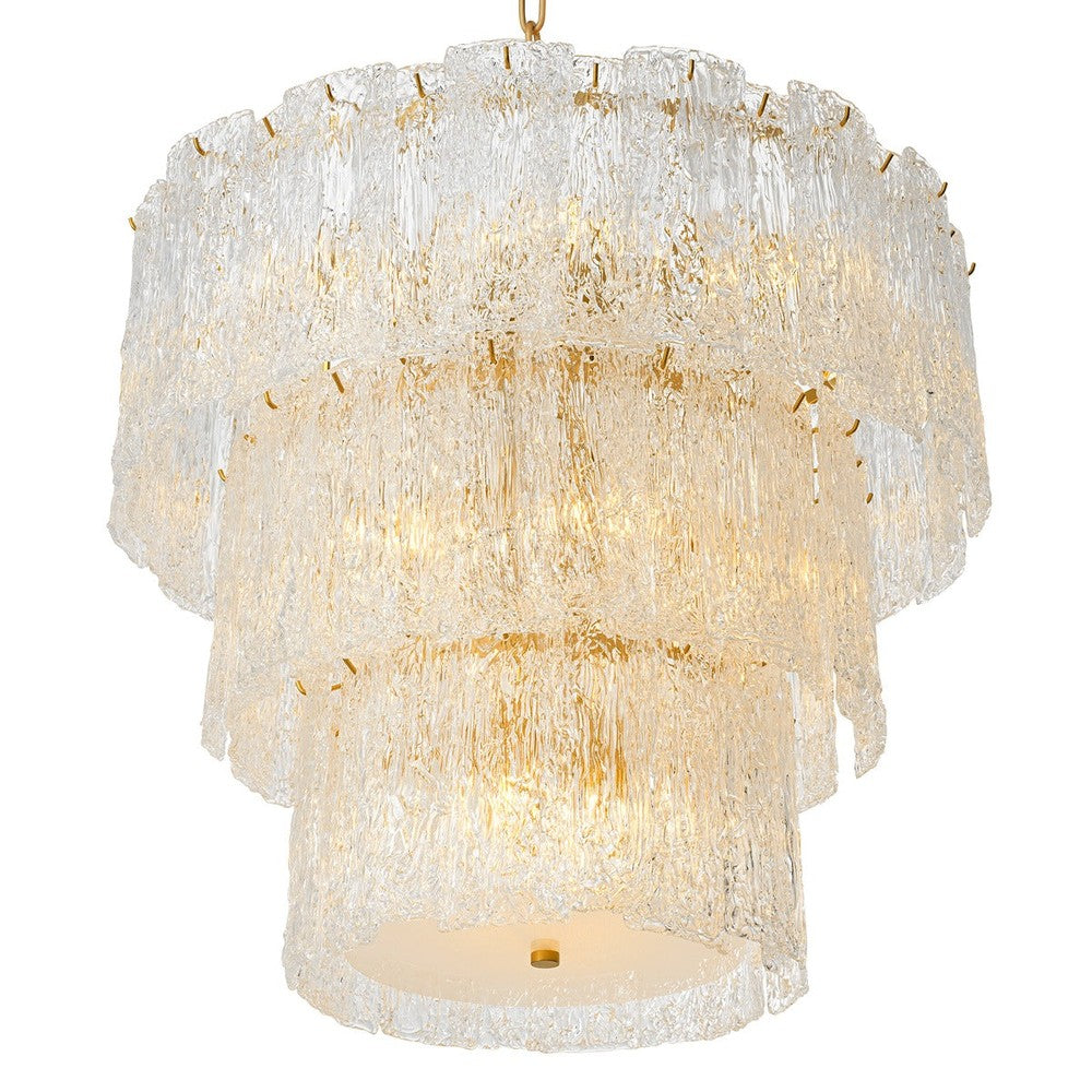Almeria Chandelier - Antique Brass