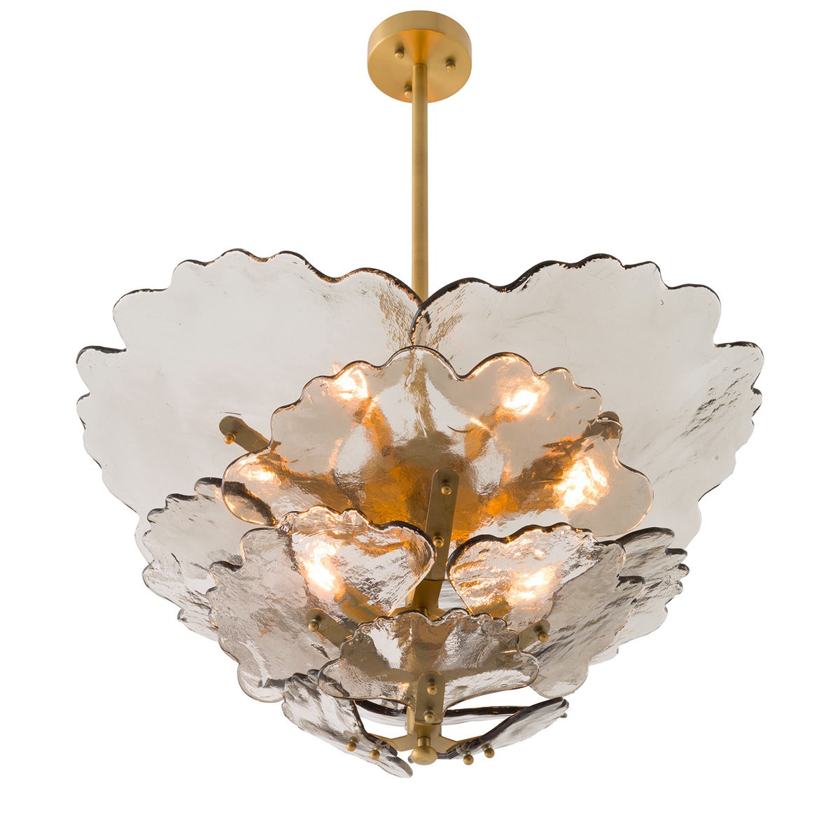 Florina Chandelier - Smoke Glass