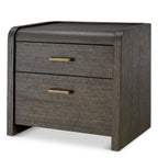 Joane Bedside Table - Mocha Oak Veneer