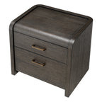 Joane Bedside Table - Mocha Oak Veneer