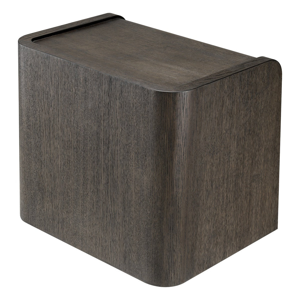 Joane Bedside Table - Mocha Oak Veneer