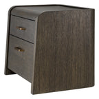 Joane Bedside Table - Mocha Oak Veneer