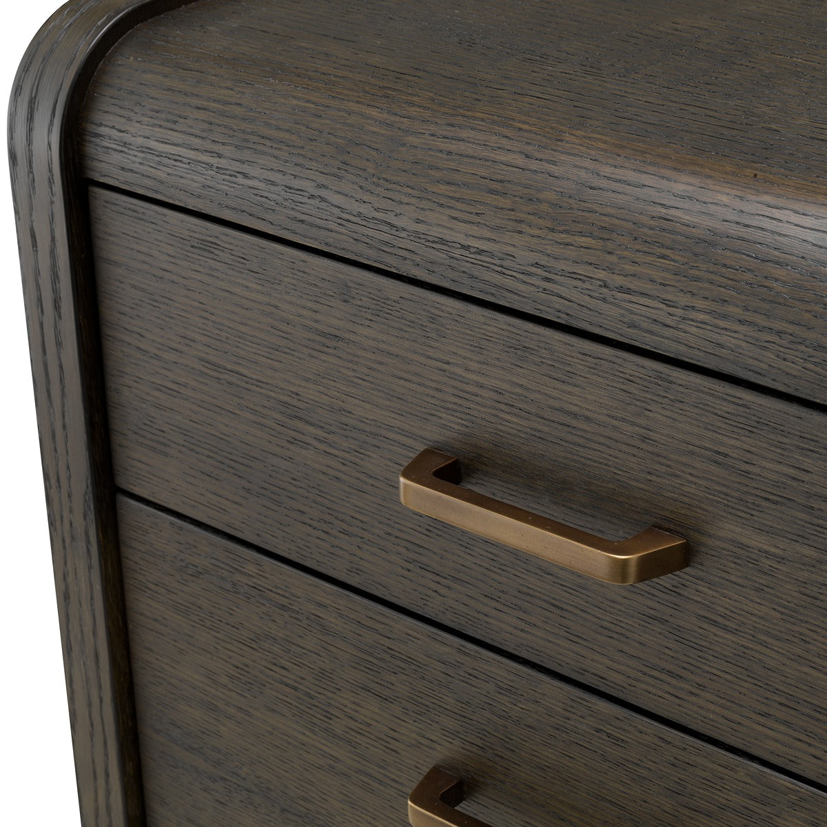 Joane Bedside Table - Mocha Oak Veneer