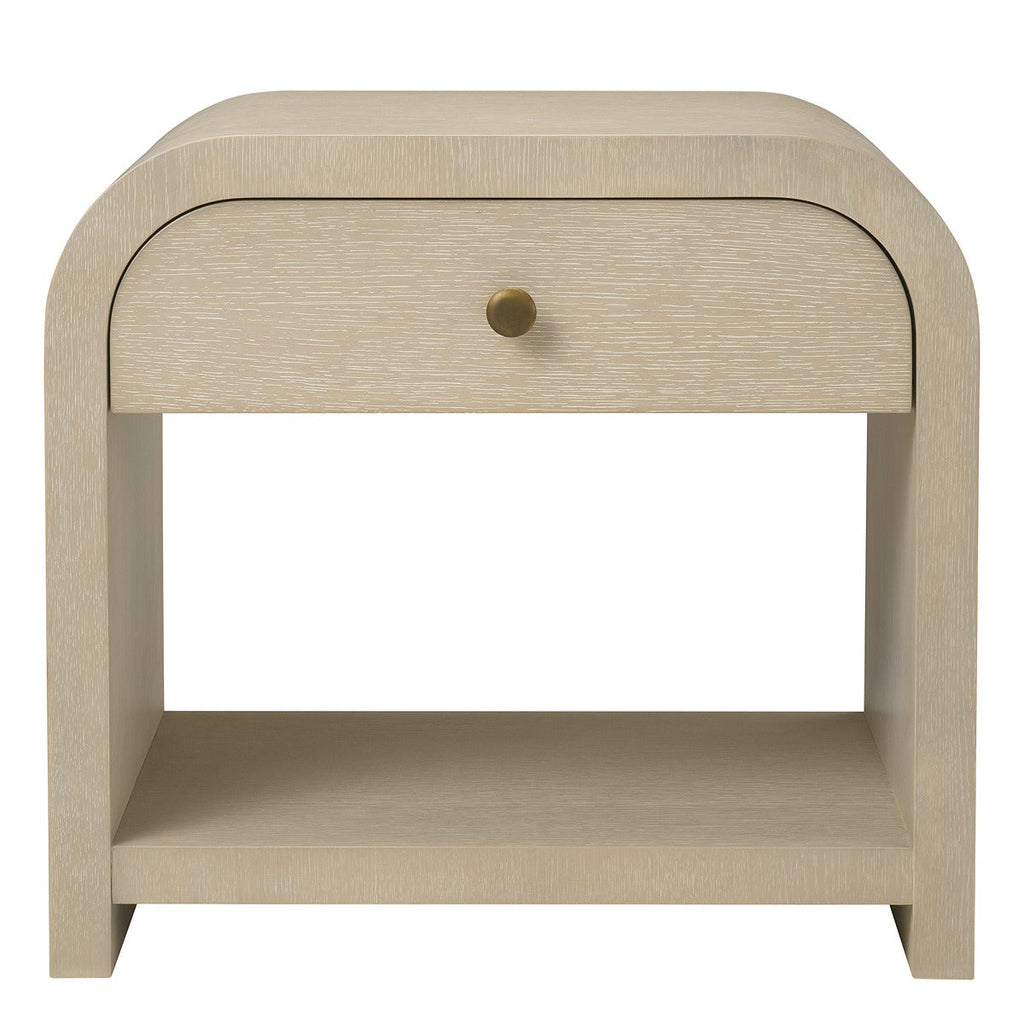 Rhodes Bedside Table - Washed Oak Veneer