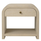 Rhodes Bedside Table - Washed Oak Veneer