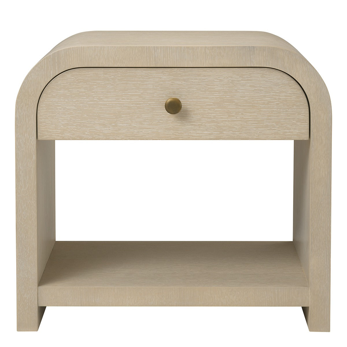 Rhodes Bedside Table - Washed Oak Veneer