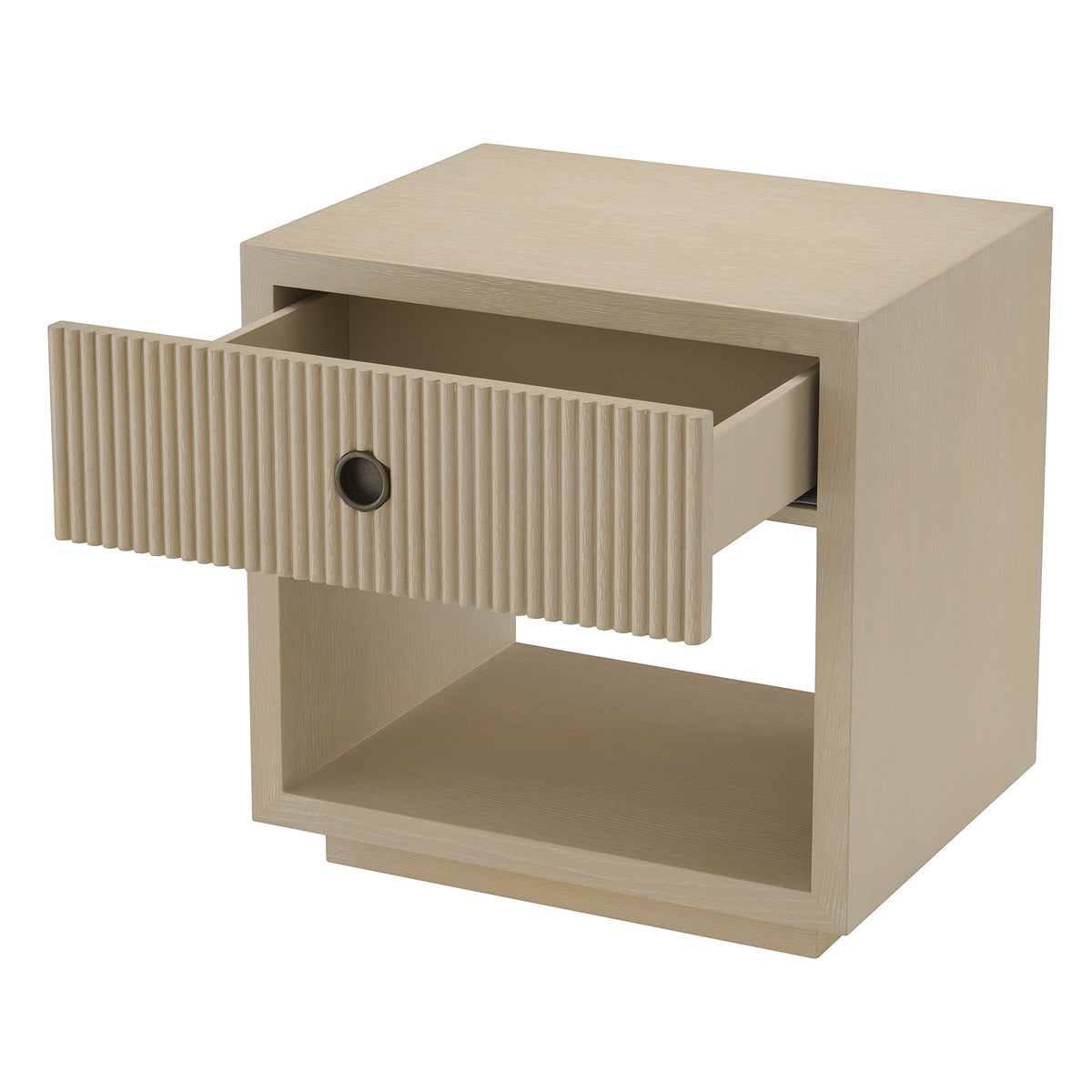 Dimitrios Bedside Table - Washed Oak Veneer