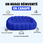 Lumo Classic: Yellow 2-Seat Compressed Bubble Sofa