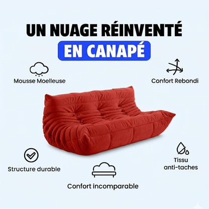 Koto "Togo": Yellow Compressed Canapé Sofa