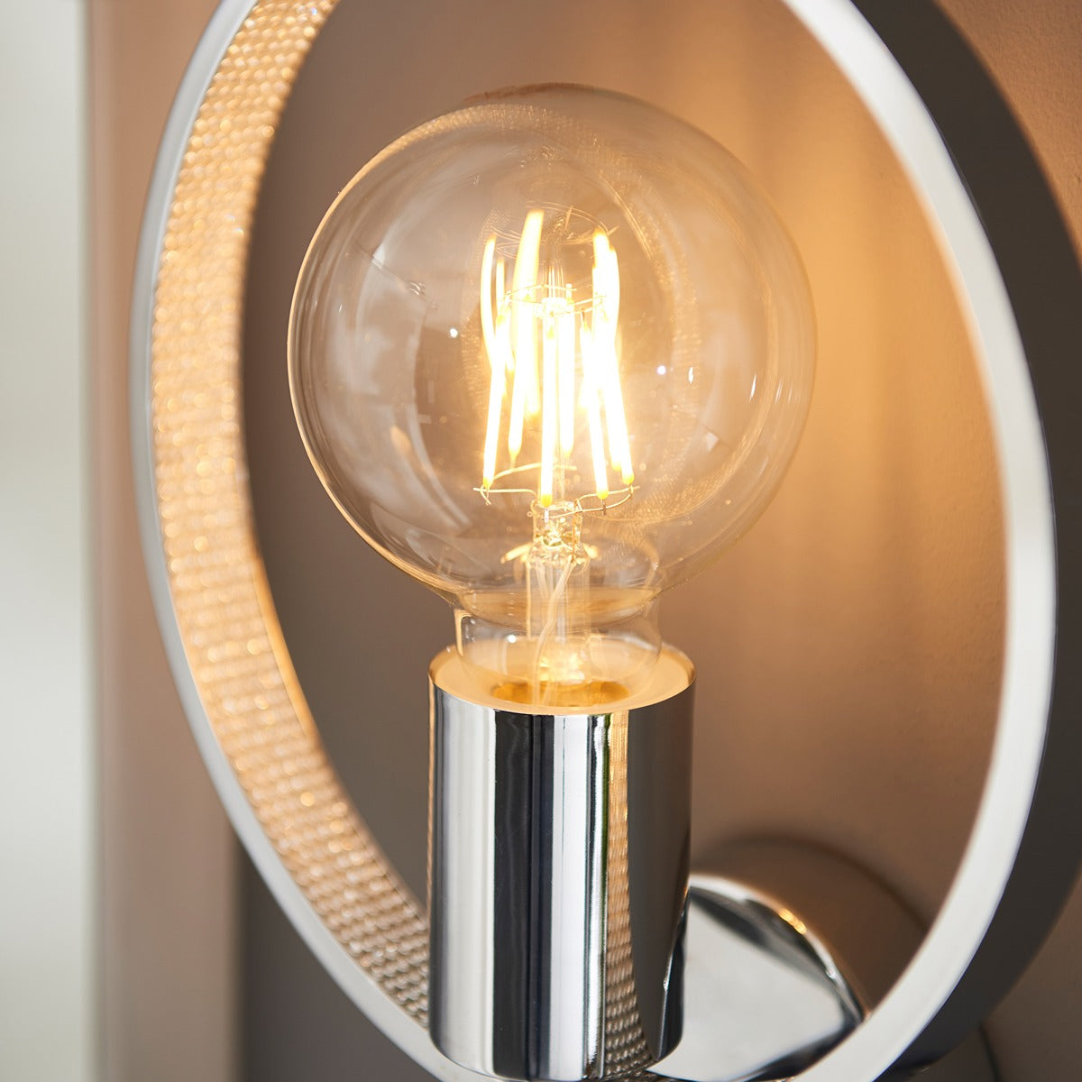 Merola Bathroom Wall Light - Chrome