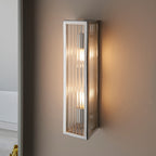 Newham Bathroom Clear Wall Light - Chrome
