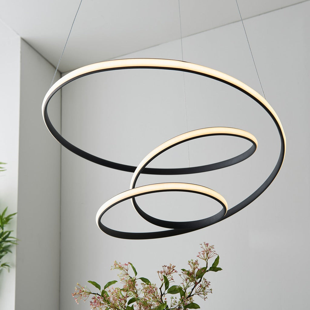 Dune Pendant Light - Black