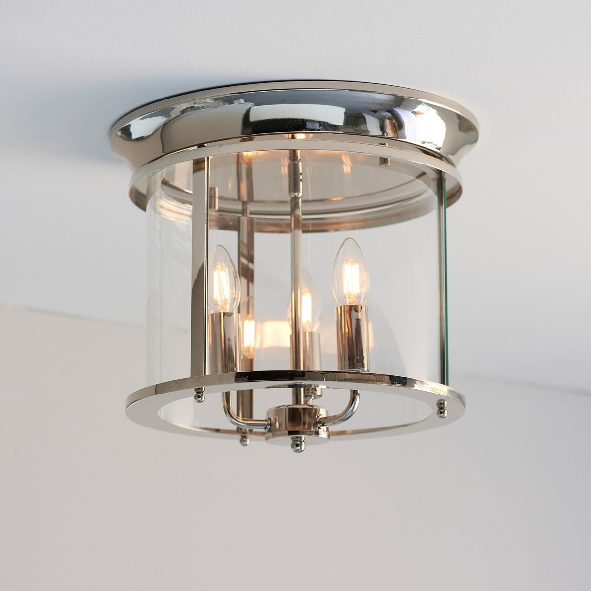 Hampworth 3 Ceiling Light - Silver