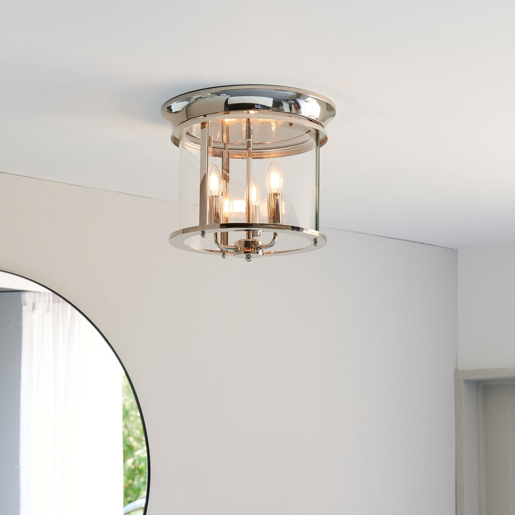 Hampworth 3 Ceiling Light - Silver