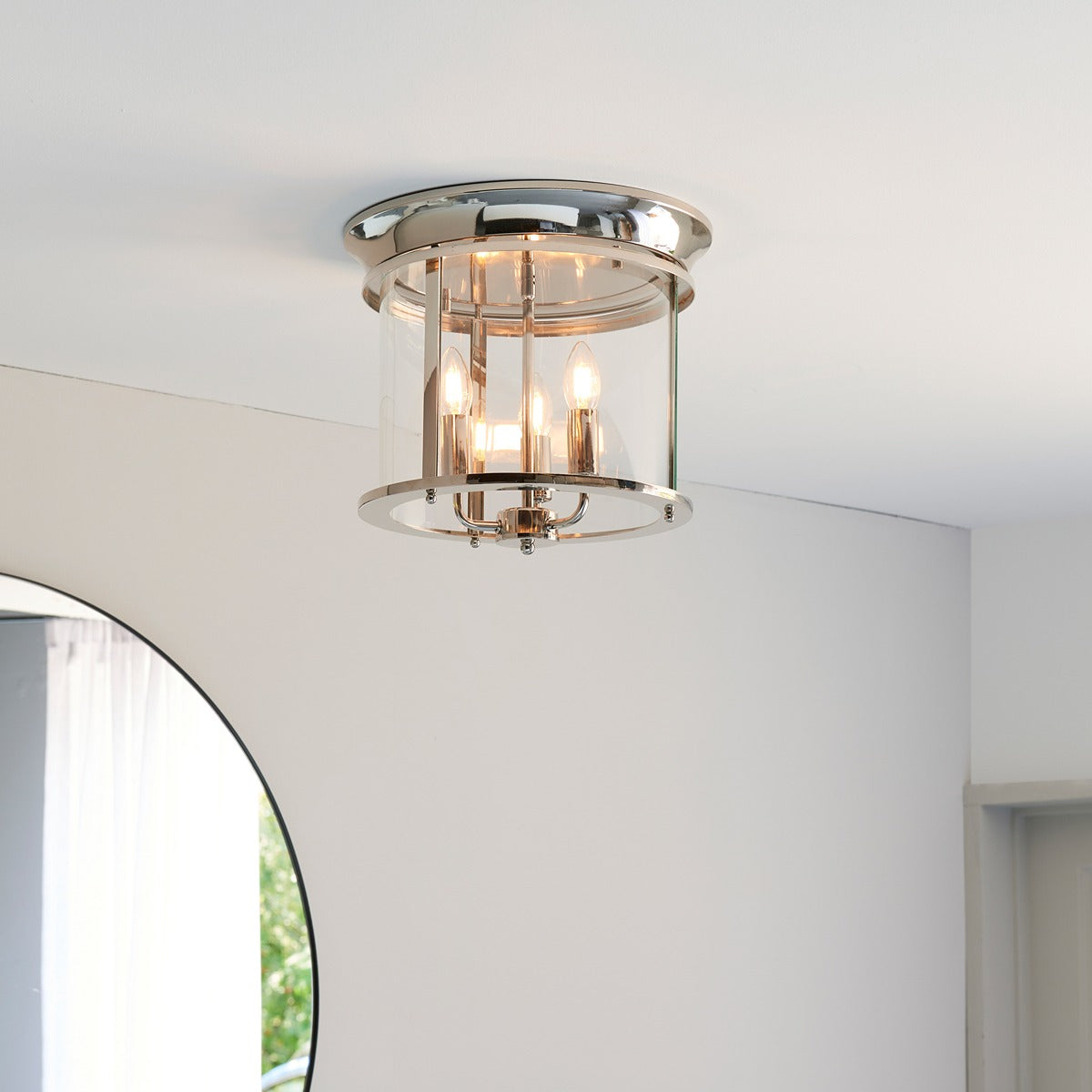 Hampworth 3 Ceiling Light - Silver