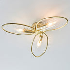 Amari 3 Ceiling Light - Polished Brass