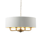 Highclere 8 Pendant Light - Antique Brass