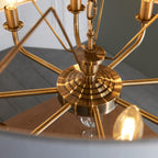 Highclere 8 Pendant Light - Antique Brass