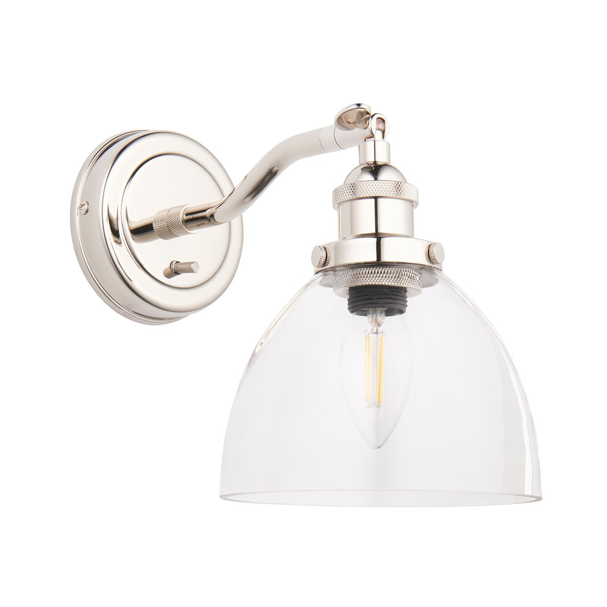 Hendon Wall Light - Bright Nickel