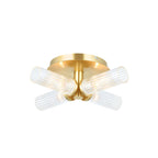 Talo 4 Bathroom Ceiling Light - Brass