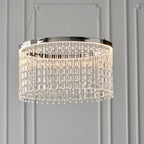 Liliana Crystal Pendant Light - Chrome