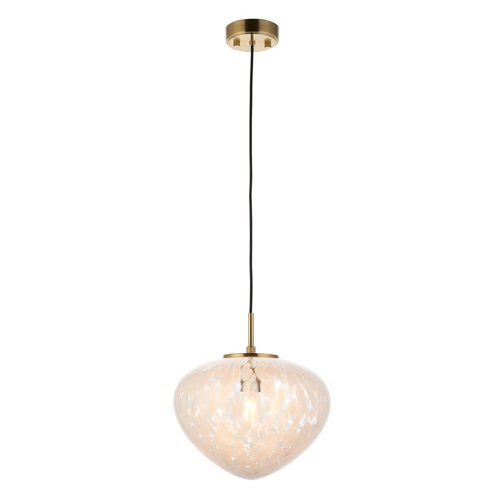 Marlo 1 Light Pendant Light - Satin Brass