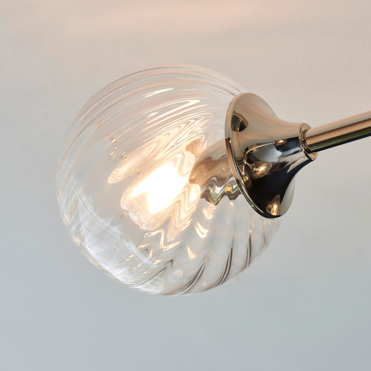 Allegra 6 Ceiling Light - Bright Nickel