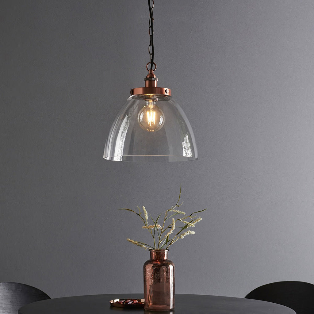 Hansen Grand Pendant Light - Aged Copper