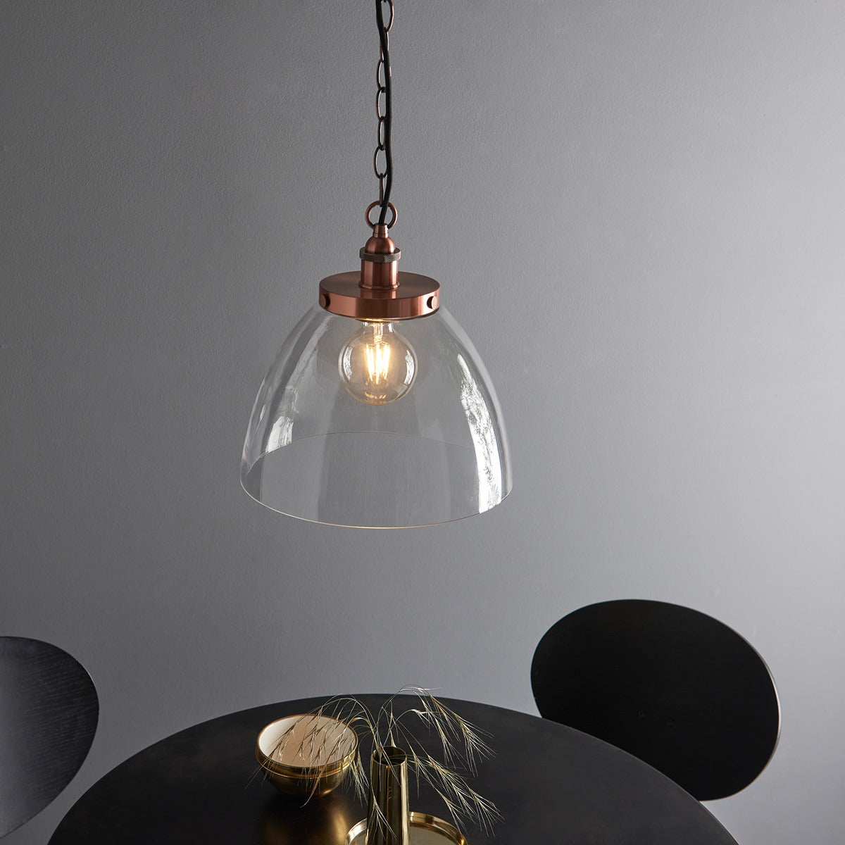 Hansen Grand Pendant Light - Aged Copper