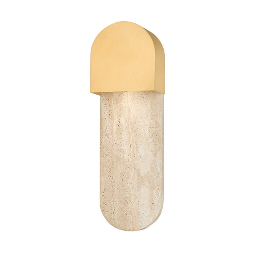 1 Light Wall Sconce - Aged Brass