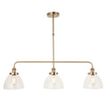 Hendon 3 Light Pendant Light - Antique Brass