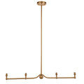 Santia 4 Light Pendant Light - Brushed Aged Brass