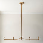 Santia 4 Light Pendant Light - Brushed Aged Brass